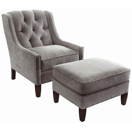 Merrill Chair & Ottoman